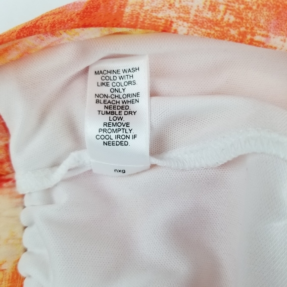 Cato tropical lined maxi skirt elastic back size S - Picture 5 of 7